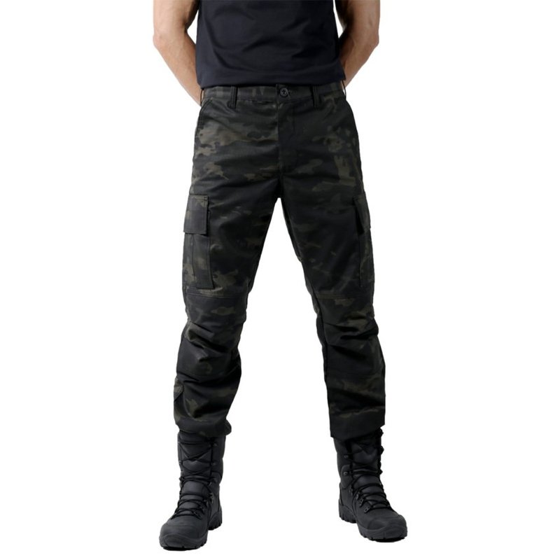 calca masculina cargo multicam black 5698