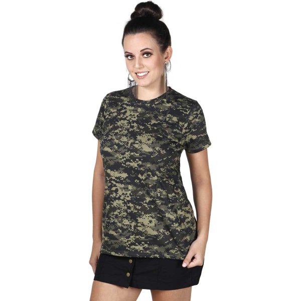 soldier feminina camiseta belica soldier feminina digital pantano