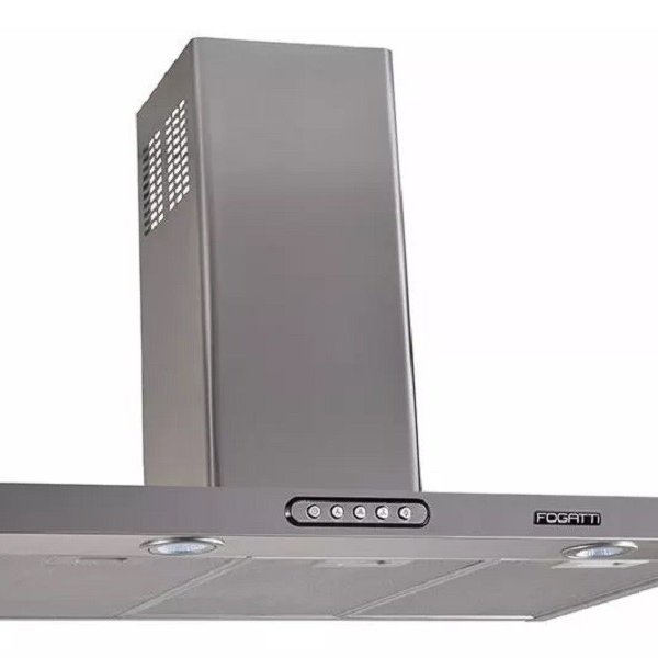 coifa de parede retangular fogatti slim 75cm