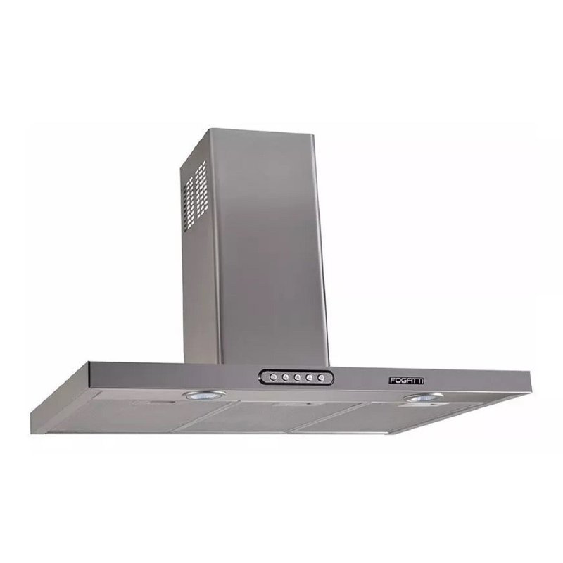 coifa de parede retangular fogatti slim 75cm