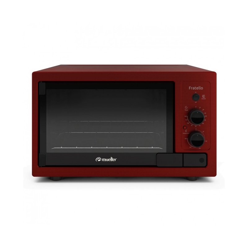 forno eletrico de bancada mueller fratello vermelho 1