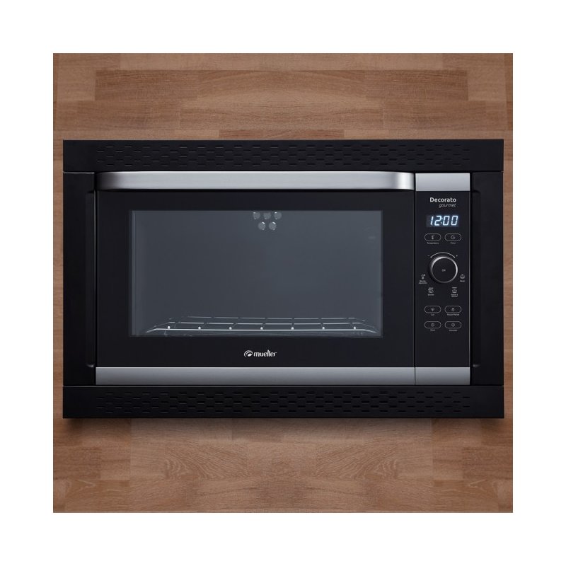 o eletrico digital de embutir decorato gourmet preto 44 litros 3