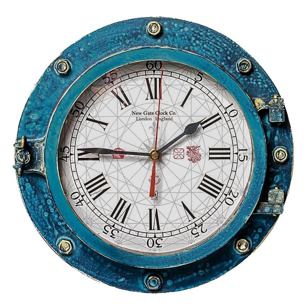 relogio escotilha decorativa nautica new gate clock 703 3