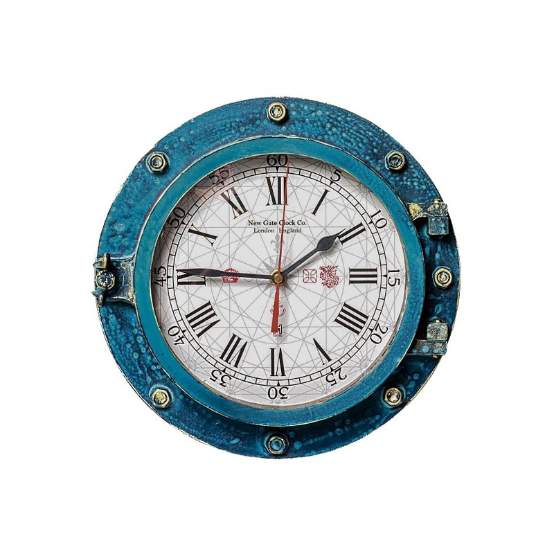 relogio escotilha decorativa nautica new gate clock 703 3