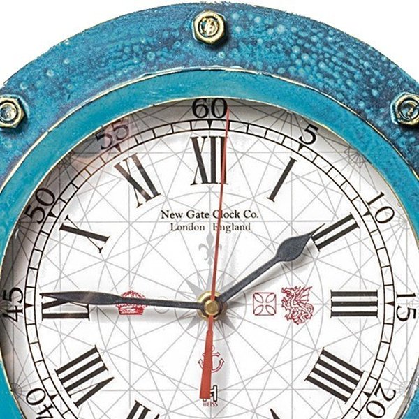 relogio escotilha decorativa nautica new gate clock 703 4