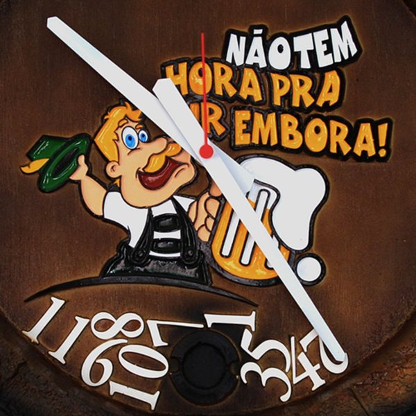 relogio barril de parede grande numeros caidos702 3