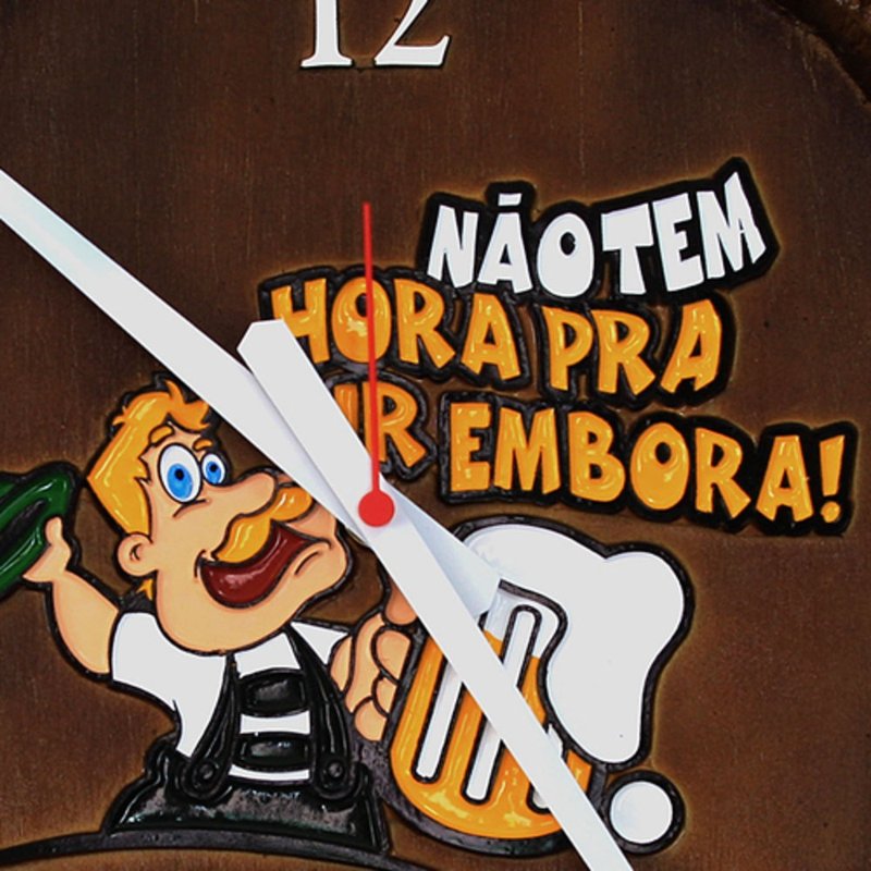 relogio barril de parede grande numeros caidos702 4