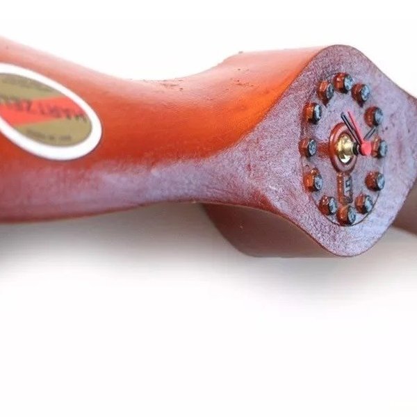 relogio helice decorativa avio aviaco relogio madeira 1