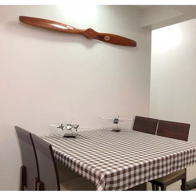 relogio helice decorativa avio aviaco relogio madeira 4