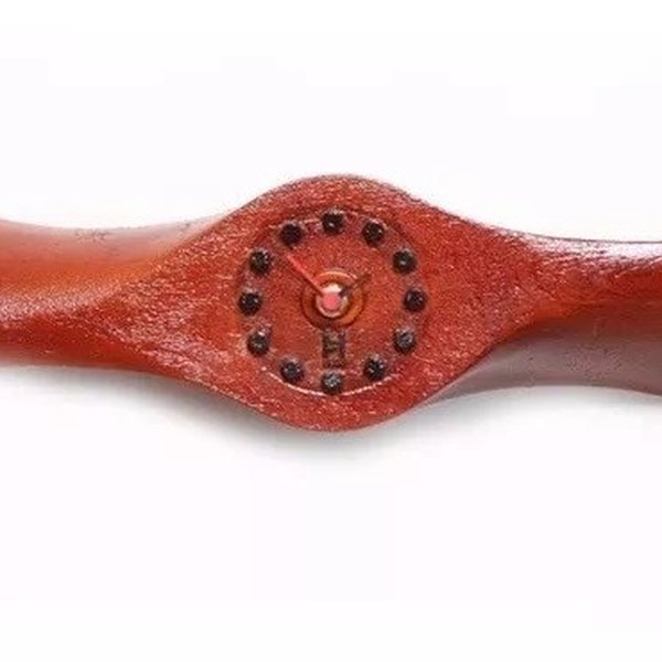 relogio helice decorativa avio aviaco relogio madeira 5