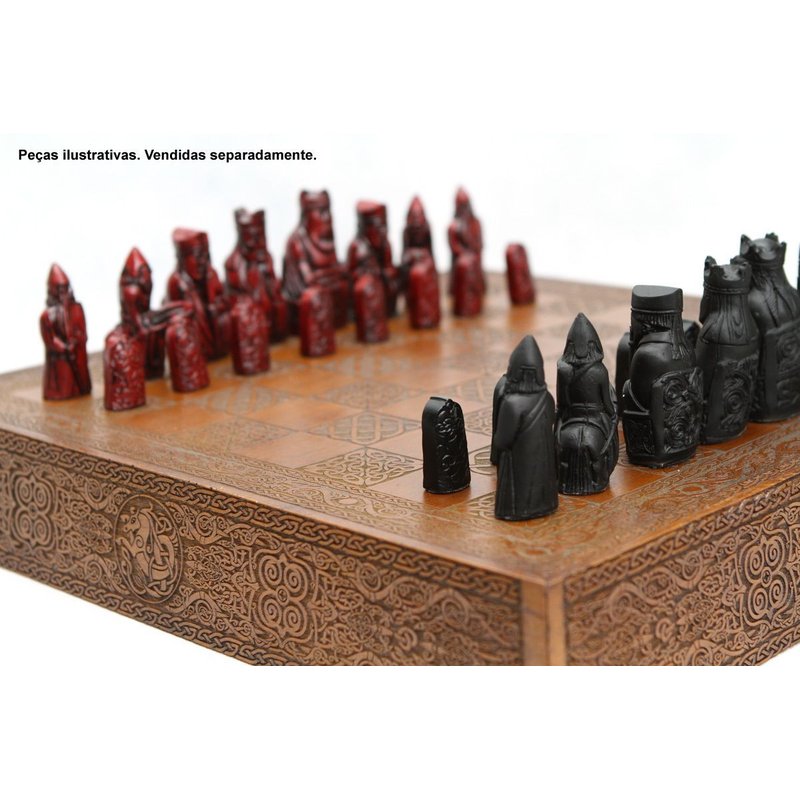 tabuleiro de xadrez lewis celta viking 7