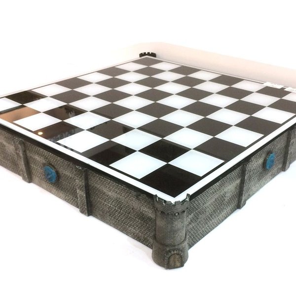 tabuleiro e estojo de xadrez kg castelo grande de fibra832 5