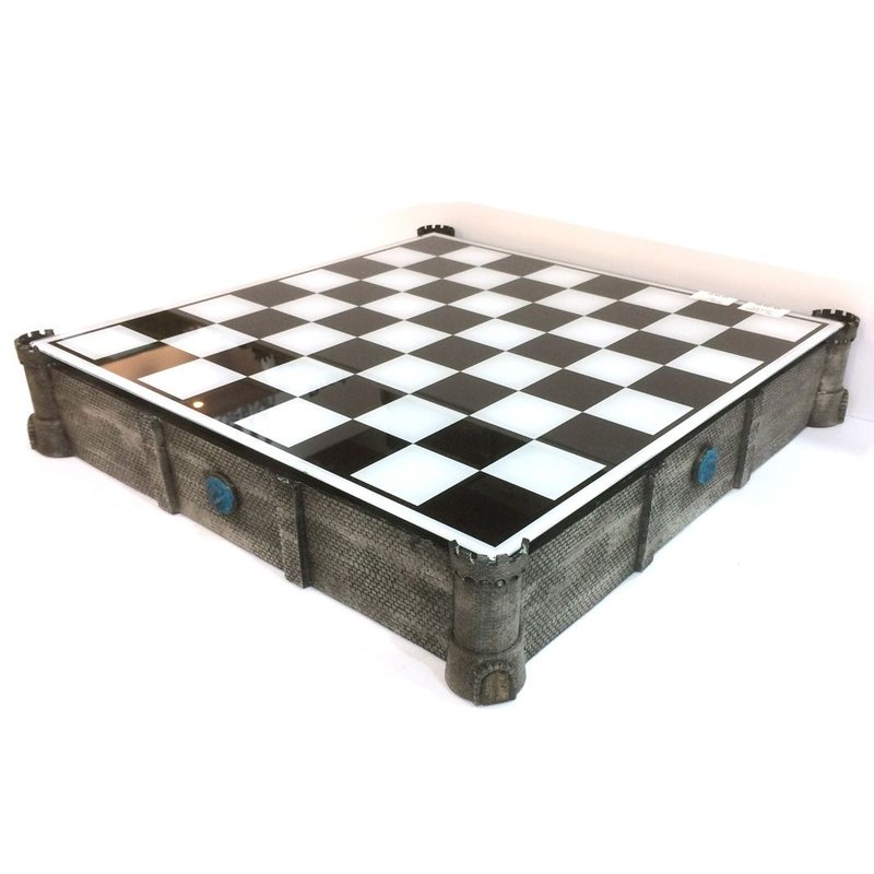 tabuleiro e estojo de xadrez kg castelo grande de fibra832 5