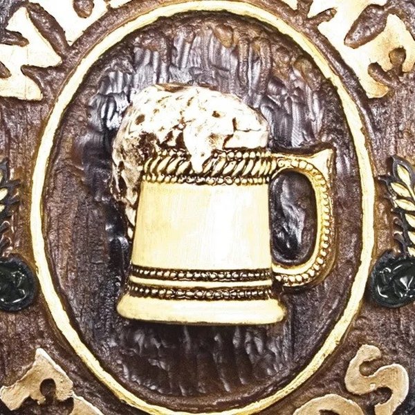 placa de parede em resina welcome friends chopp