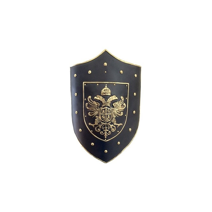 escudo kg medieval de parede em fibra aguia 625 x 43 x 9cm