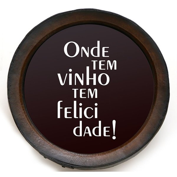 quadro kg porta rolhas redondo felicidade grande1072 1