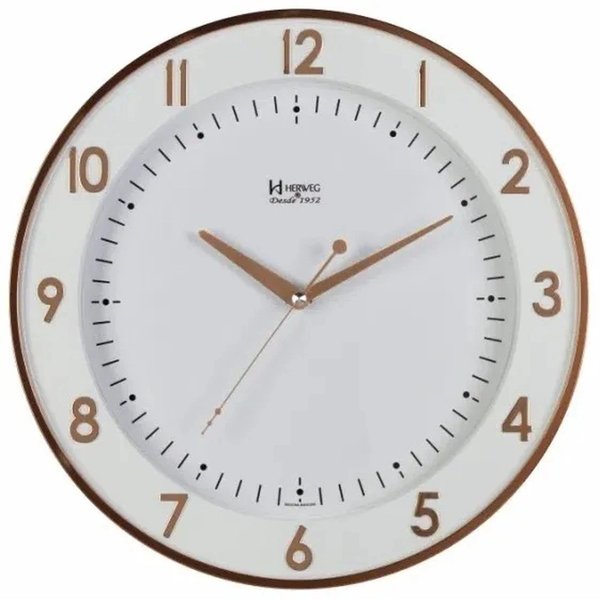 relogio de parede herweg 6806 309 rose