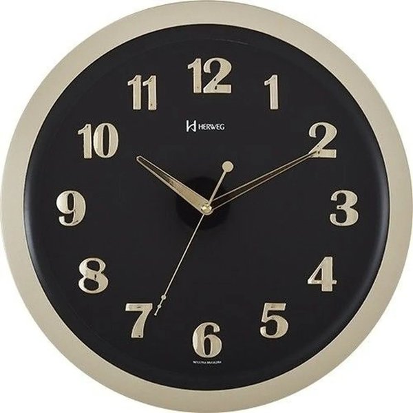 relogio parede redondo analogico herweg 6813 67 garantia