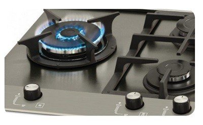 fogao cooktop fischer 5q platinium prime escovado 4