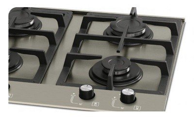 fogao cooktop fischer 4q platinium prime escovado 2