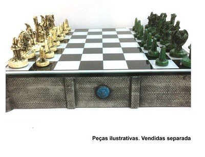 tabuleiro e estojo de xadrez castelo grande 1