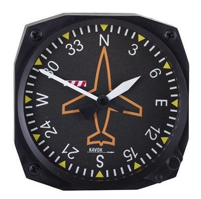 relogio de parede instrumento aeronautica giro direcional 1
