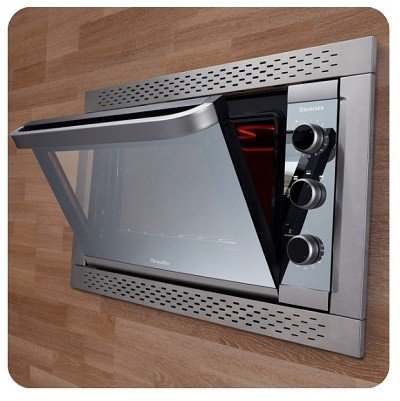 forno eletrico de embutir decorato inox44 litros 4