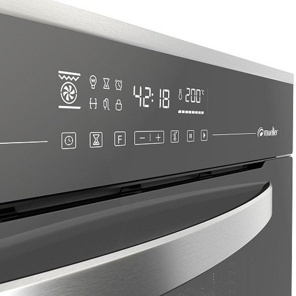 forno eletrico digital de embutir mueller inox 68 litros 5
