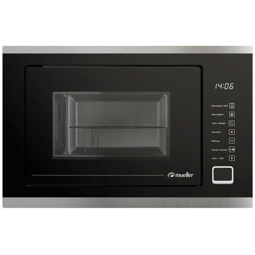 forno micro ondas de embutir mueller 25 litros preto 1