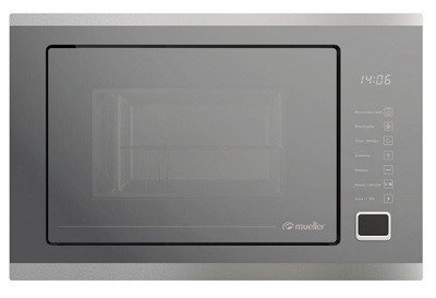 forno micro ondas de embutir mueller 25 litros espelhado