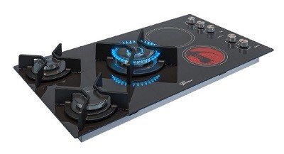 fogao cooktop fischer 5q top gas eletrico