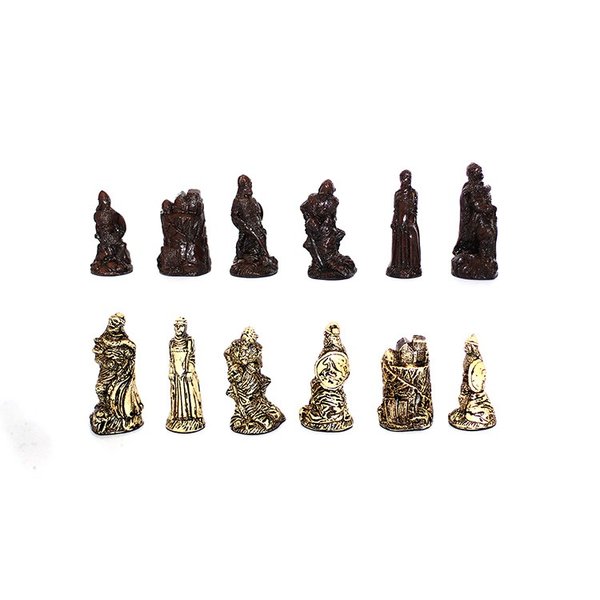 pecas de xadrez kg de resina colecao vikings