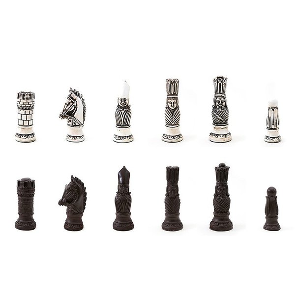 pecas de xadrez kg de resina colecao victoriano