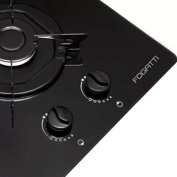 cooktop 2 bocas mesa em vidro preto fogatti esmaltado1