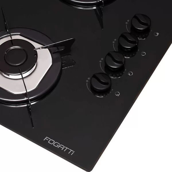 cooktop 4 bocas mesa em vidro preto fogatti inox1