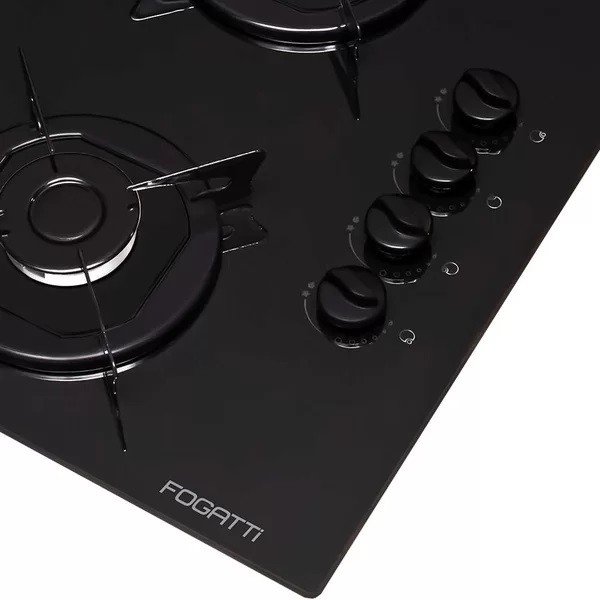 cooktop 4 bocas mesa em vidro preto fogatti esmaltado1