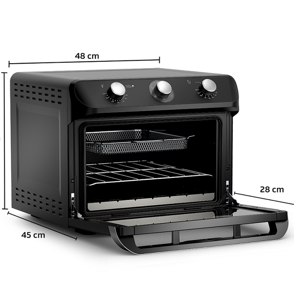 forno air 35l frontal porta aberta