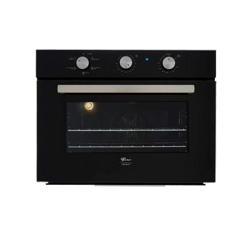 forno eletrico fischer infinity de embutir 50 litros turbo convection preto 4