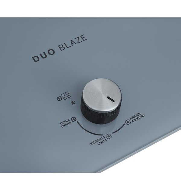 fogao cooktop fischer 5q tc infinity gas mesa vidro eiger