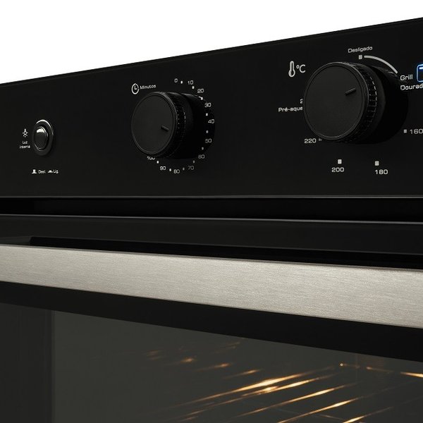 forno a gas fischer infinity de embutir 50l com grill 3