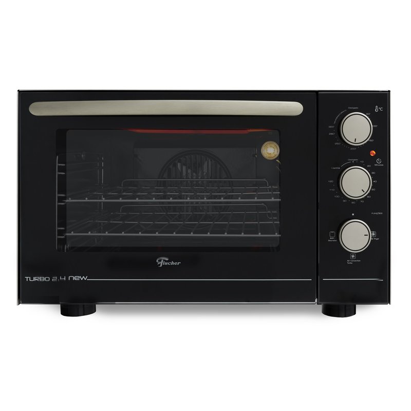 01 forno eletrico fischer turbo 2 4 new frente fechado