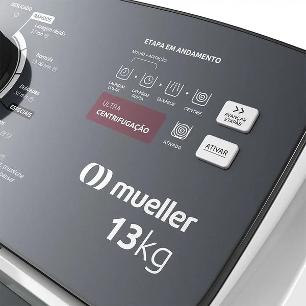 maquina de lavar mueller 13kg com ultracentrifugacao e ciclo rapido mla13 2