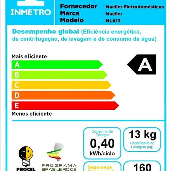 maquina de lavar mueller 13kg com ultracentrifugacao e ciclo rapido mla13 10