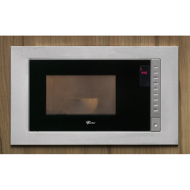 forno micro ondas fischer fit line de embutir 25l inox
