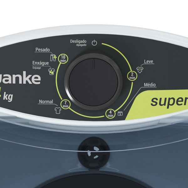 lavadora de roupas semiautomatica super 4 kg branca wanke 2