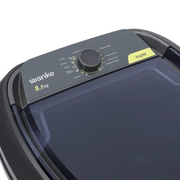 lavadora de roupas semiautomatica super 8 5 kg black painel