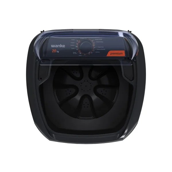 20 kg preta lavadora de roupas semiautomatica premium 1