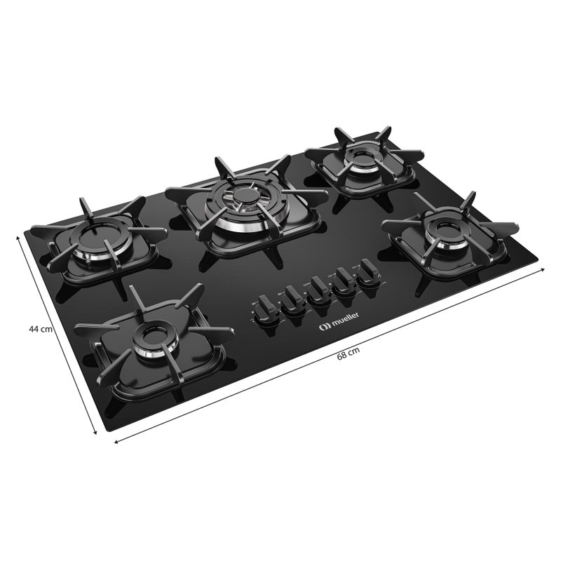 cooktop 5b tripla chama dimensoes