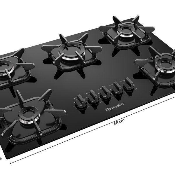 cooktop perspectiva dimensoes
