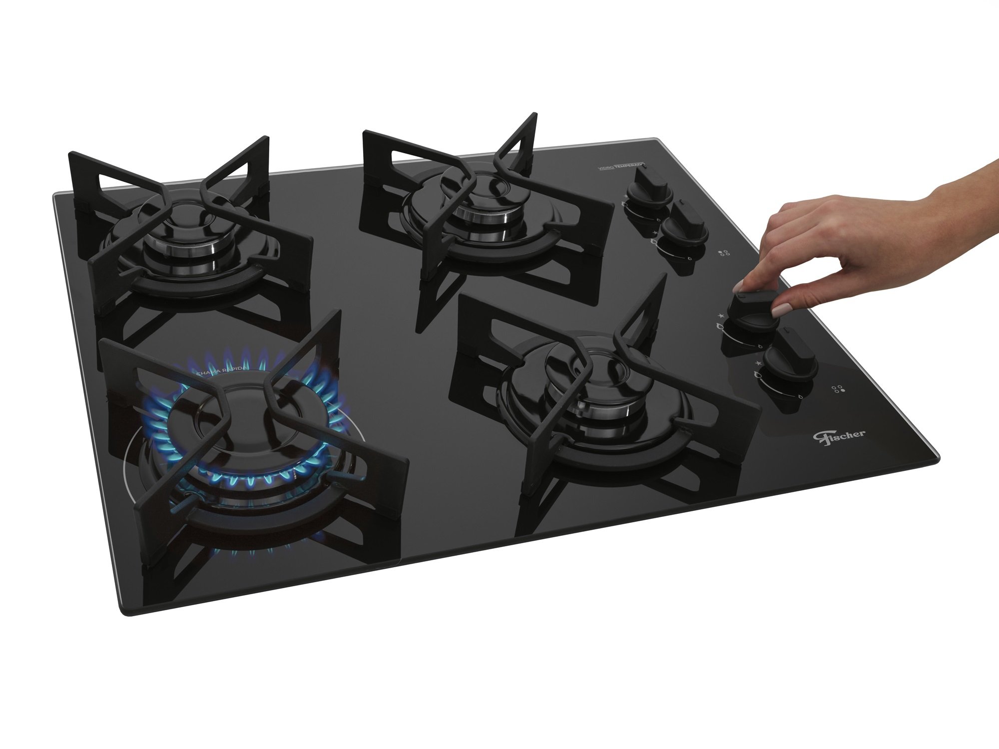 Fogão Cooktop Fischer 4 Bocas Fit Line 36310-102671